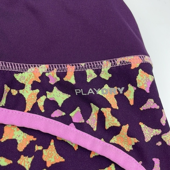 Reebok PlayDry Running Shorts SZ S Built in Underwear Purple Moisture Wicking - Picture 5 of 12